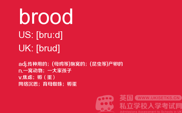 【brood】 - UKiset备考词汇