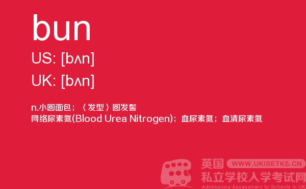 【bun】 - UKiset备考词汇