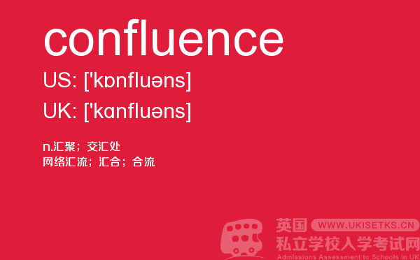 【confluence】 - UKiset备考词汇